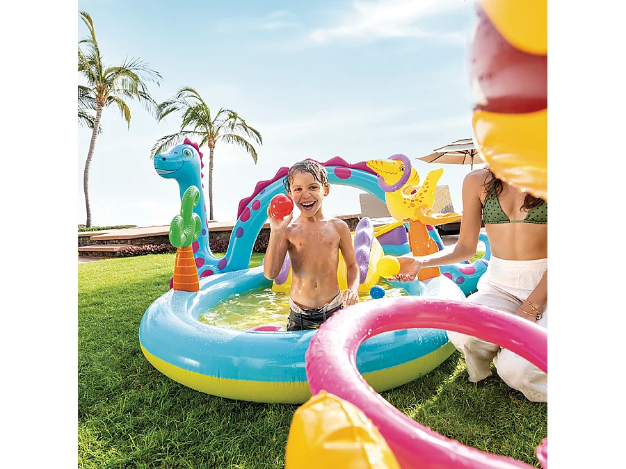 Aire de jeux gonflable Dinoland Intex