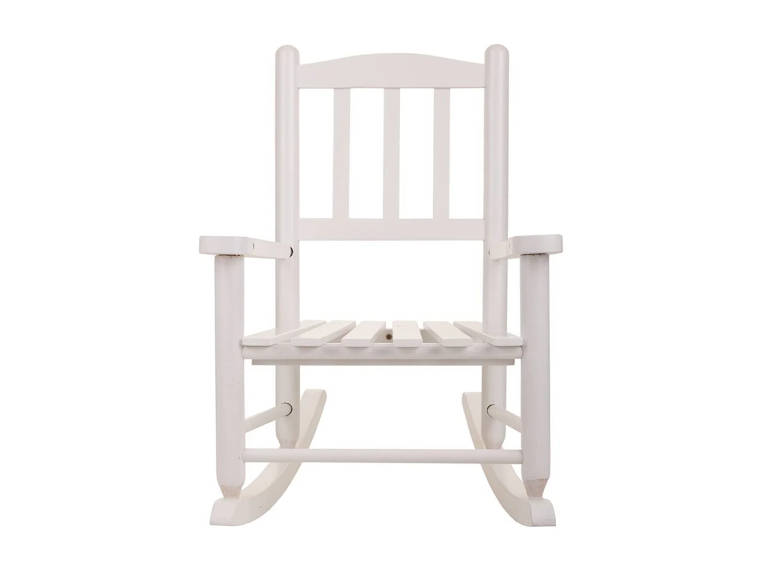 Chaise à bascule enfant en bois couleur miel 38x47x49.5h
