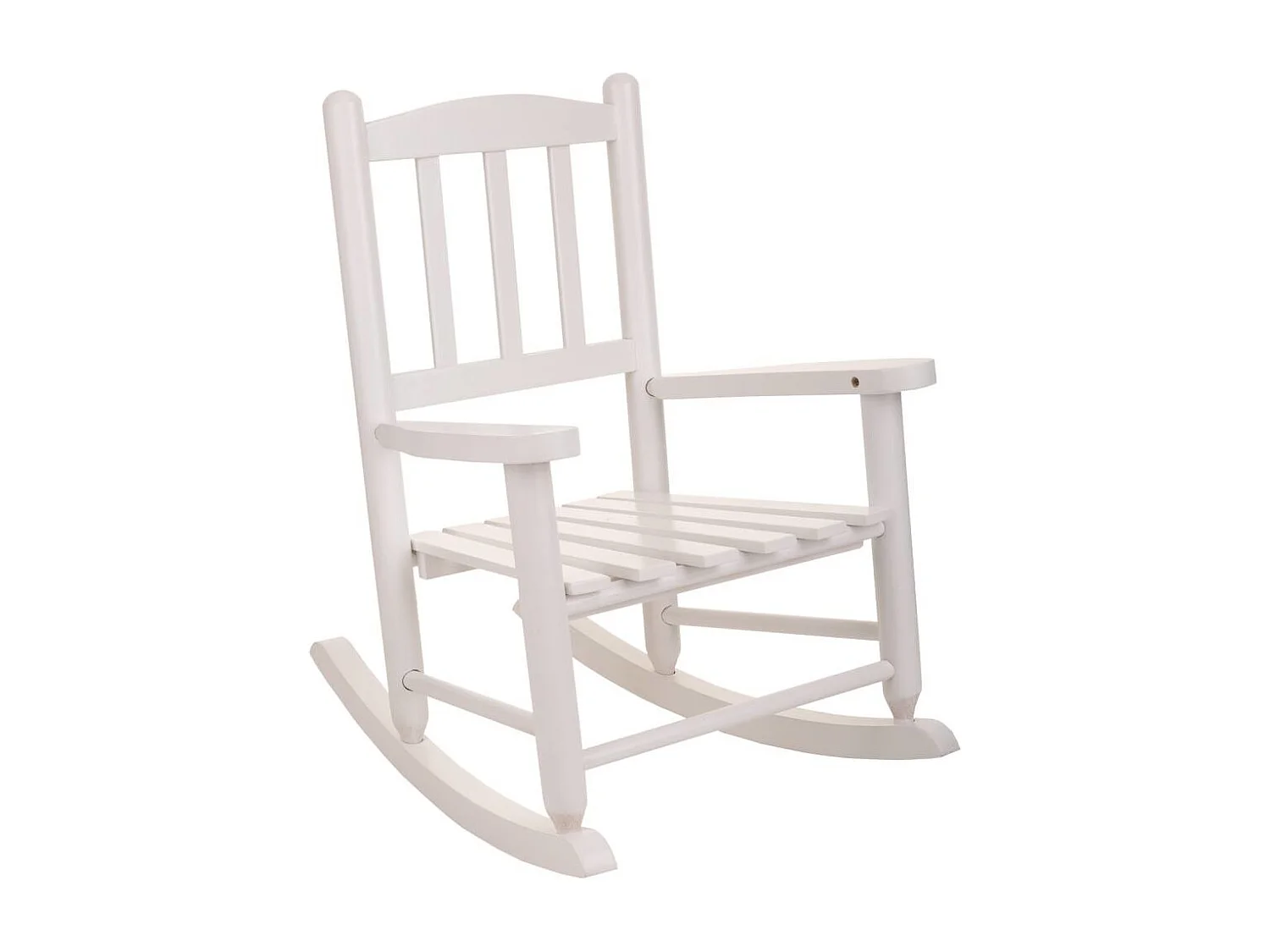 Chaise à bascule enfant en bois couleur miel 38x47x49.5h