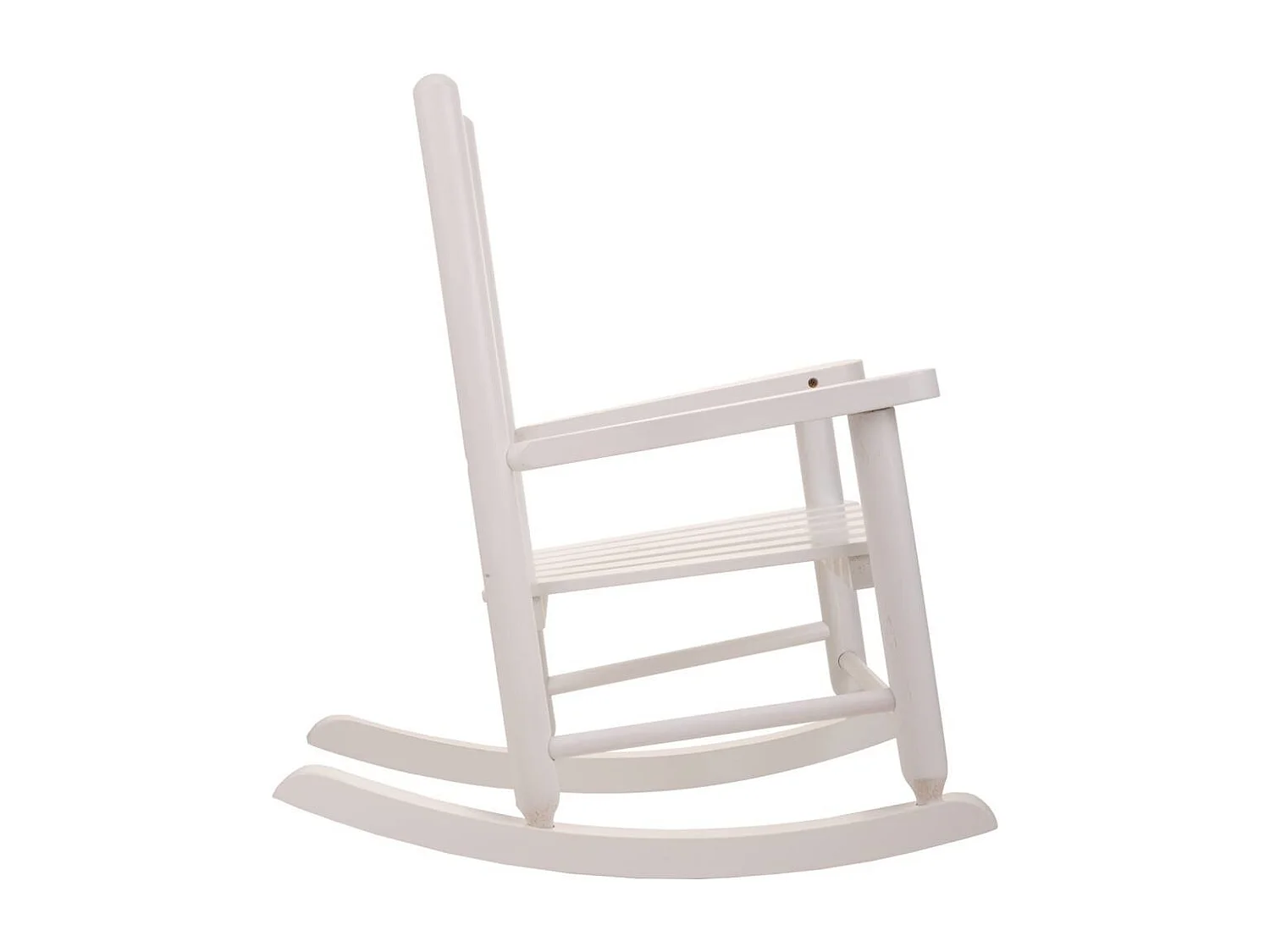 Chaise à bascule enfant en bois couleur miel 38x47x49.5h