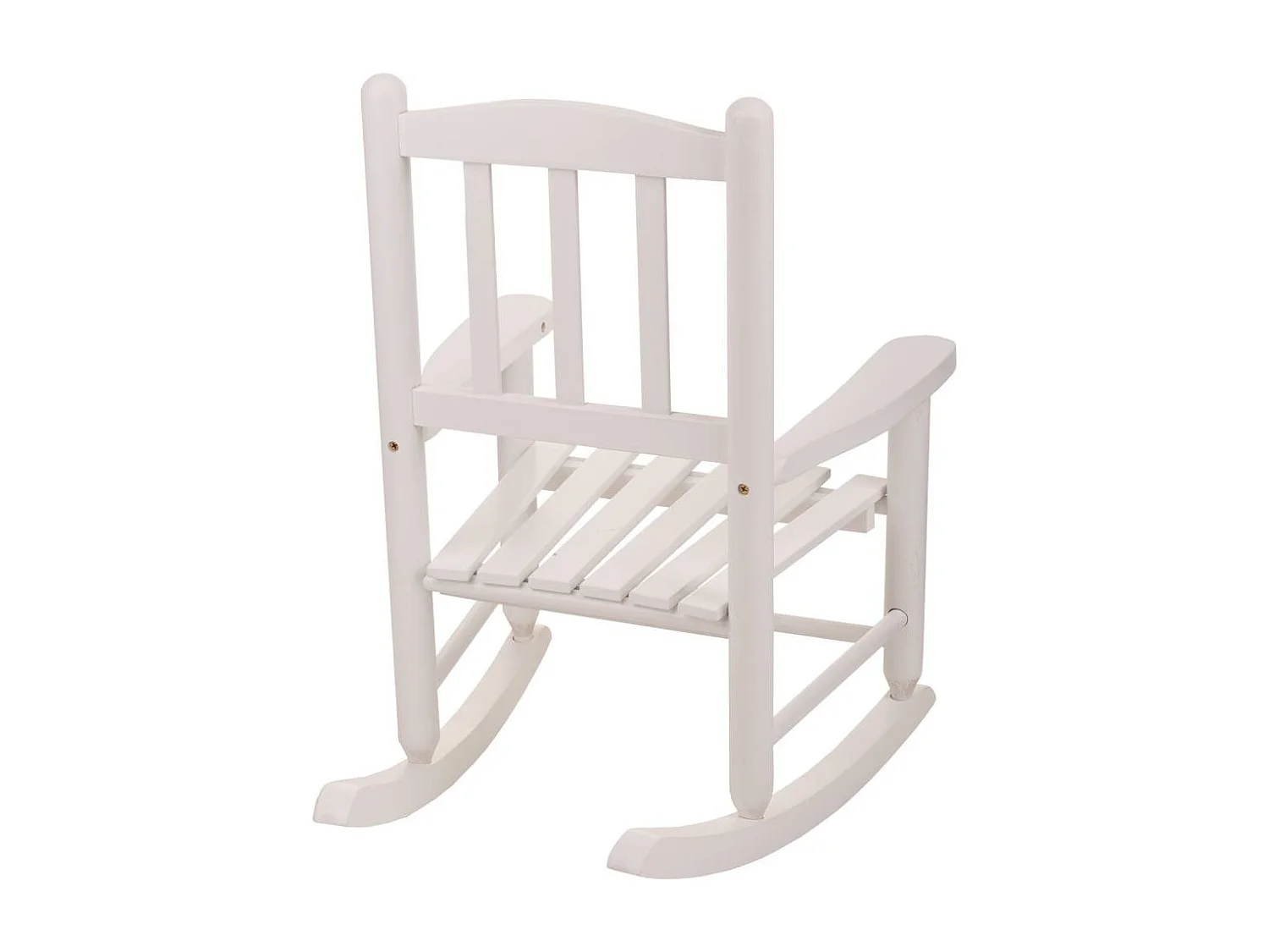 Chaise à bascule enfant en bois couleur miel 38x47x49.5h