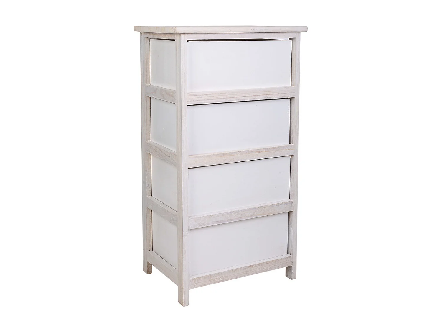 Chiffonnier En Bois Blanc 40x29x73h