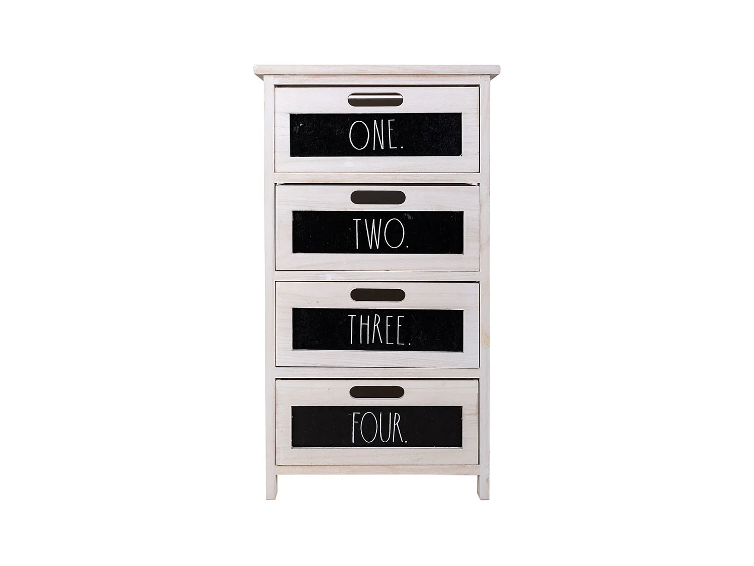 Chiffonnier En Bois Blanc 40x29x73h