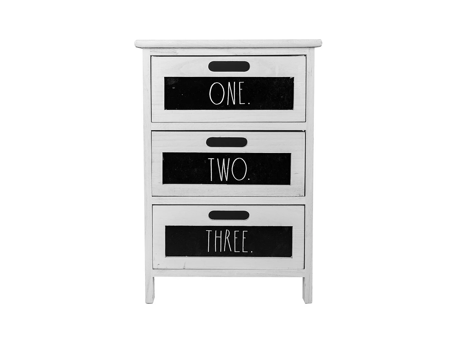 Chiffonnier En Bois Blanc 40x29x58h