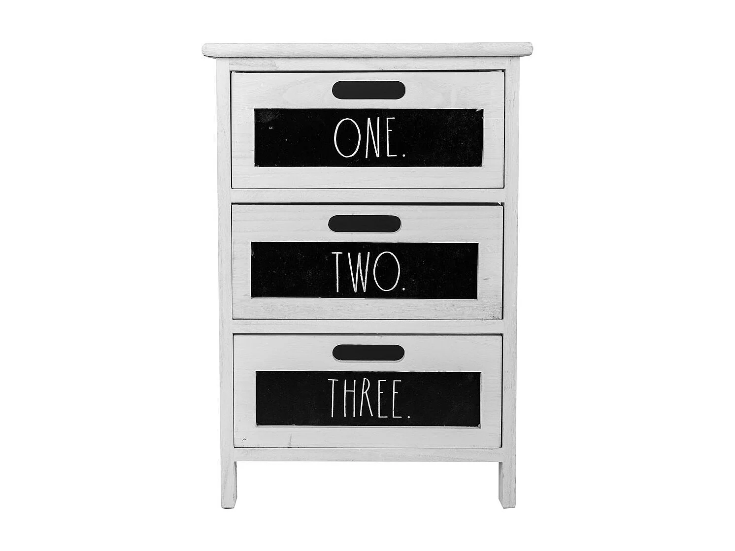 Chiffonnier En Bois Blanc 40x29x58h