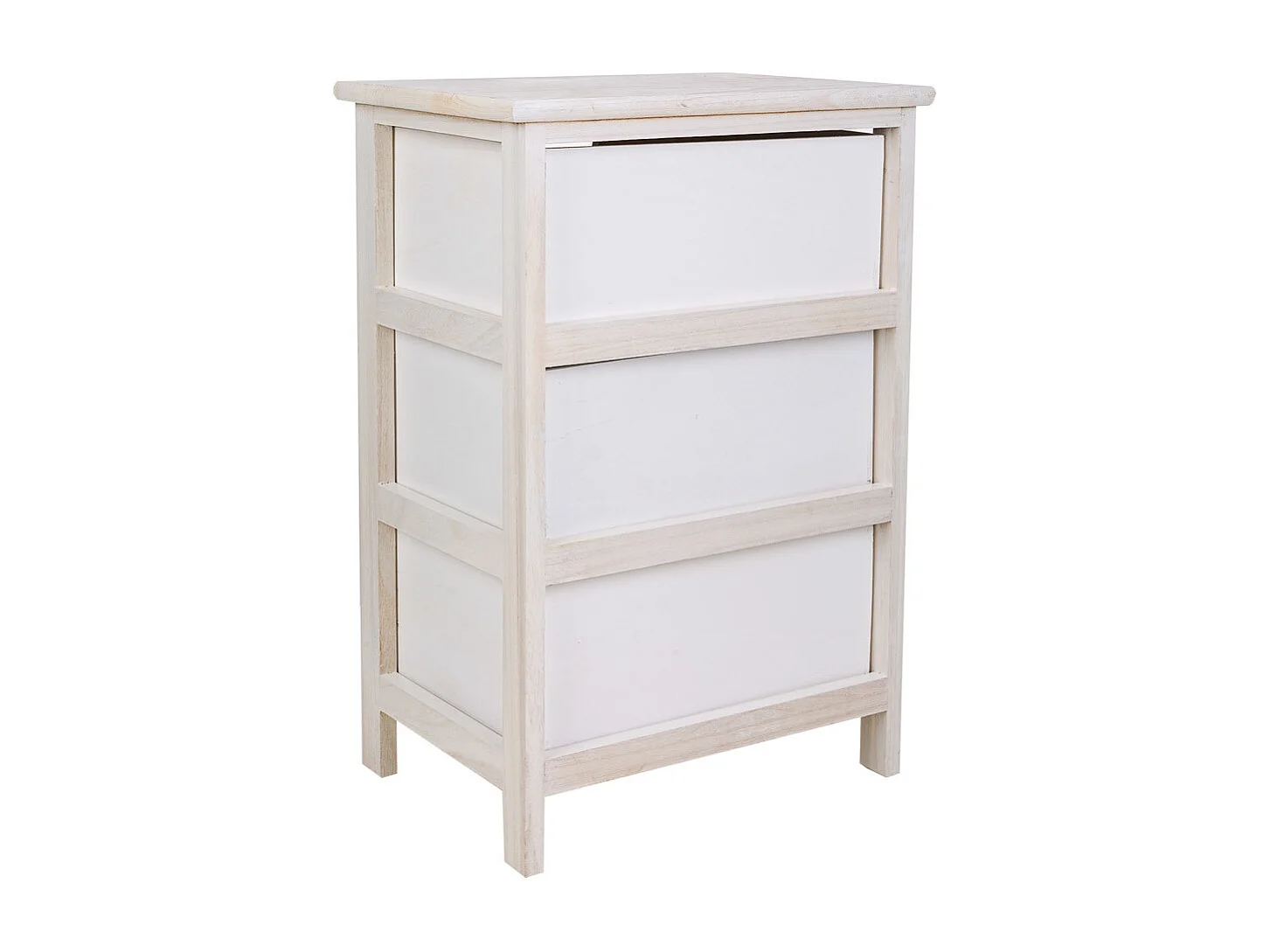 Chiffonnier En Bois Blanc 40x29x58h