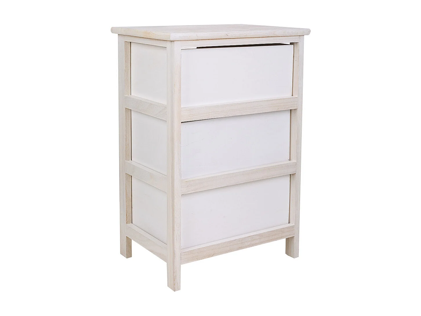 Chiffonnier En Bois Blanc 40x29x58h