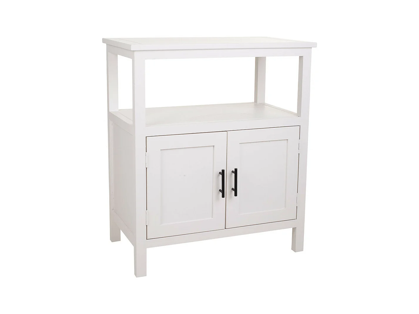 Aparador de madera blanco 68x40x80