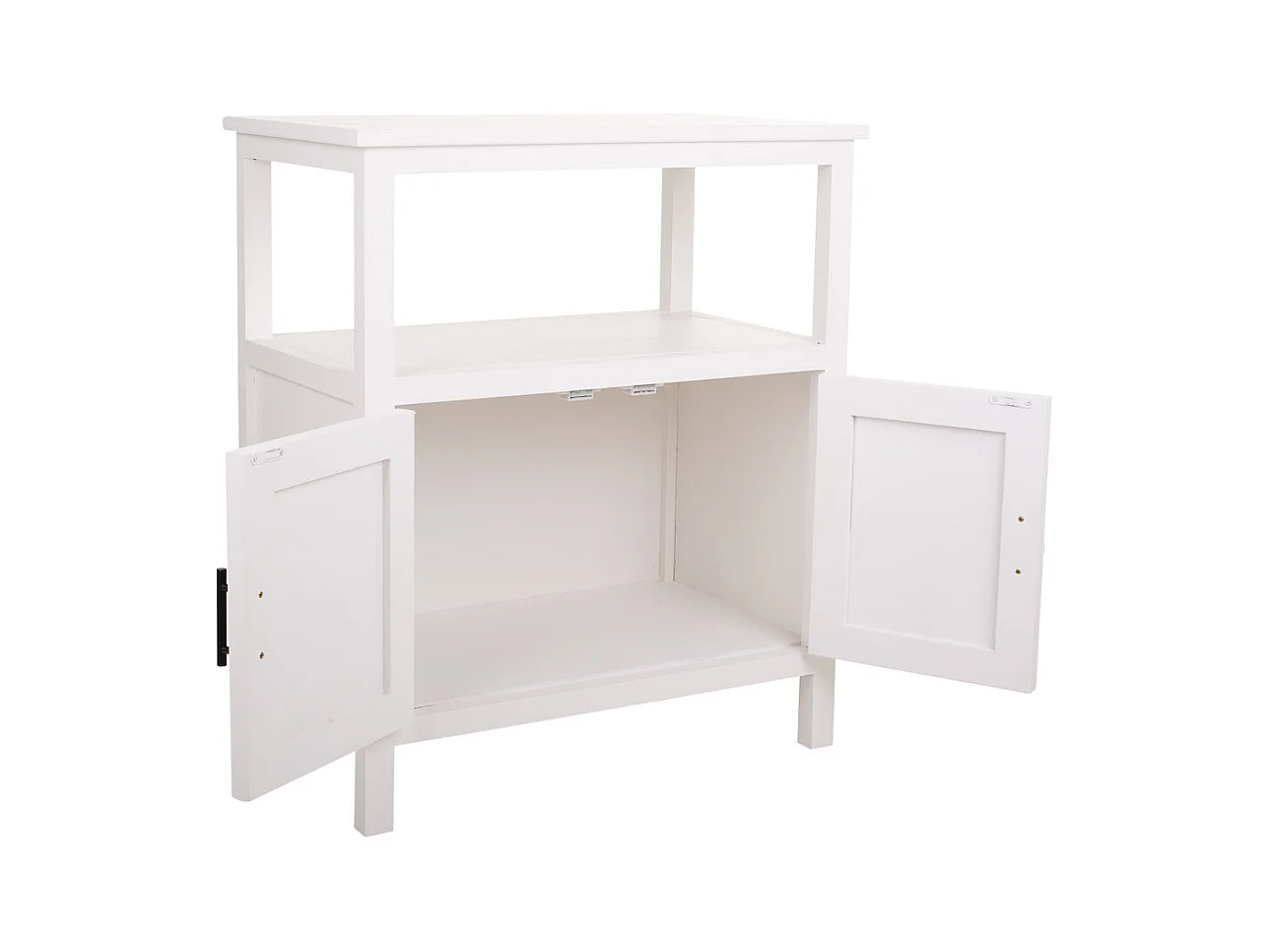 Aparador de madera blanco 68x40x80