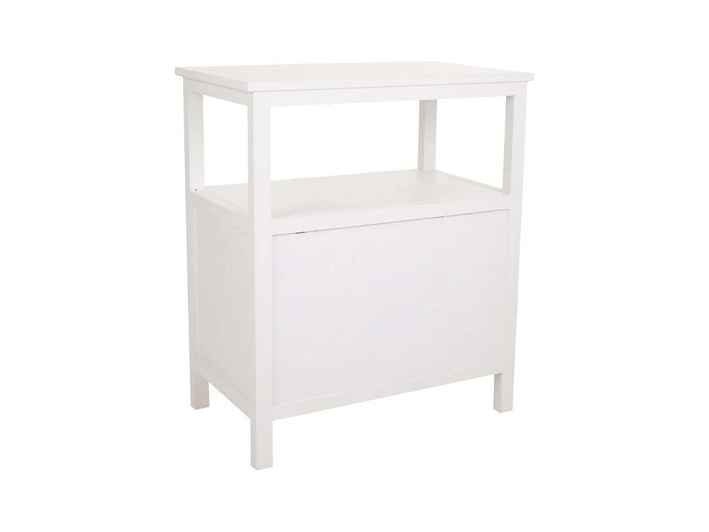 Aparador de madera blanco 68x40x80