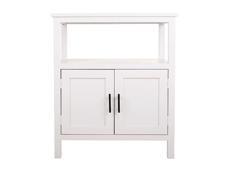 Aparador de madera blanco 68x40x80