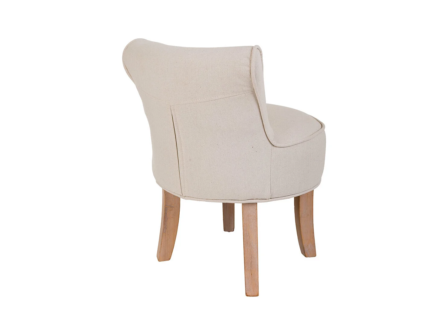 Banqueta de madera tapizada 45x46x36/58h cm