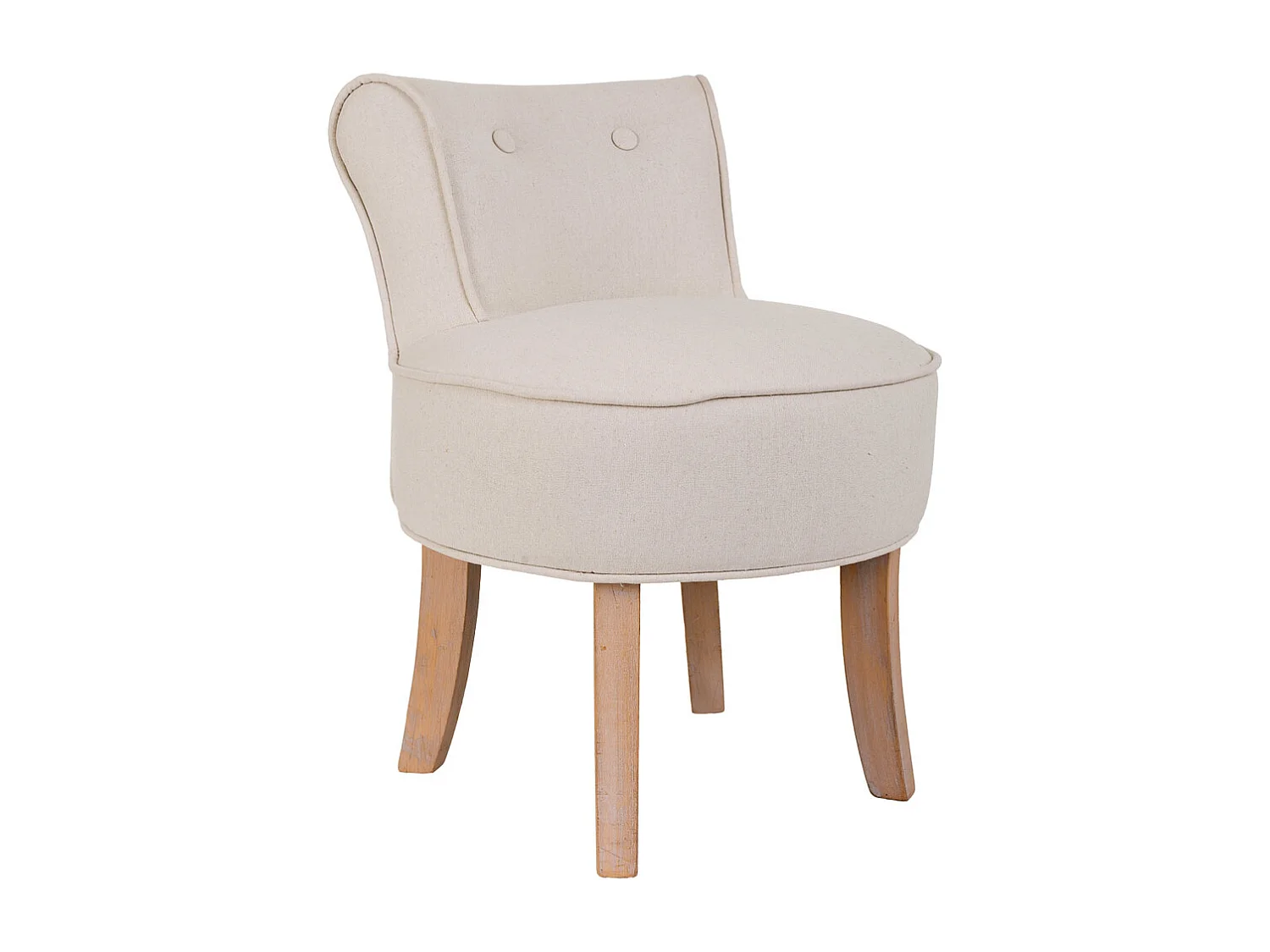 Banco de madeira estofado 45x46x36/58h cm