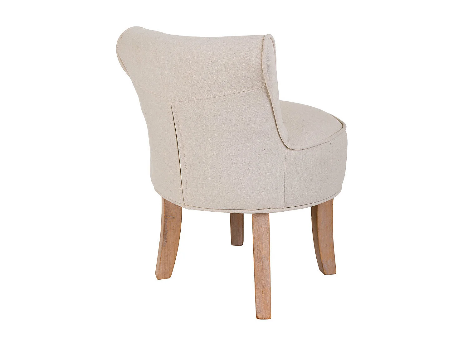 Banco de madeira estofado 45x46x36/58h cm