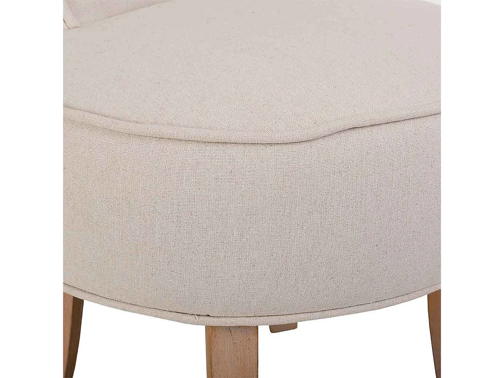 Banco de madeira estofado 45x46x36/58h cm