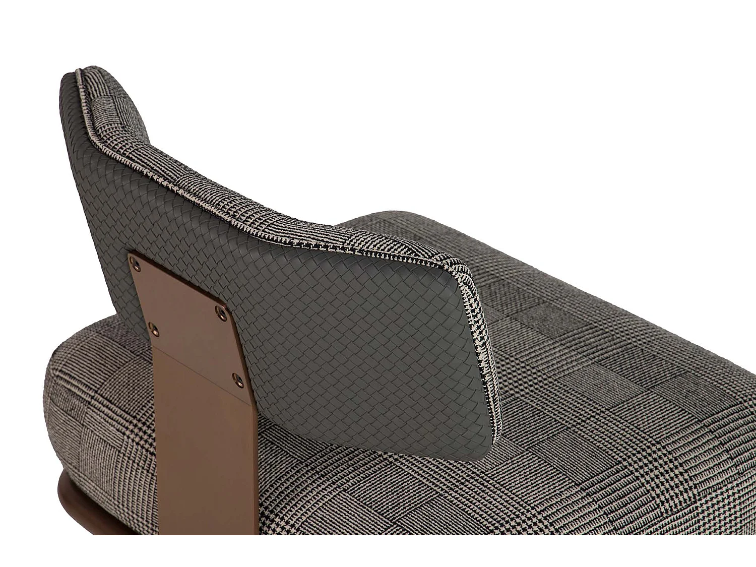 Tabouret en métal noir 35 x 35 x 46 cm