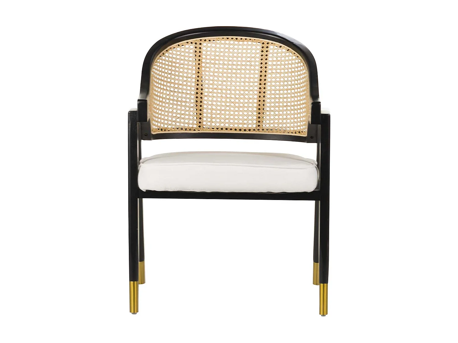 Taburete Redondo De Metal Negro con estilo y confort único