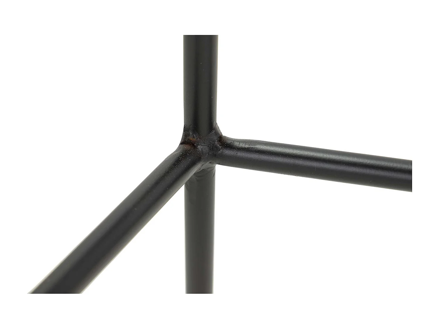 Tabouret en métal doré 35.5x35.5x34h