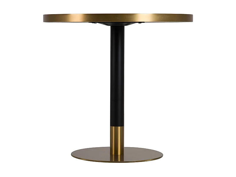 Tabouret en métal noir 38x38x45