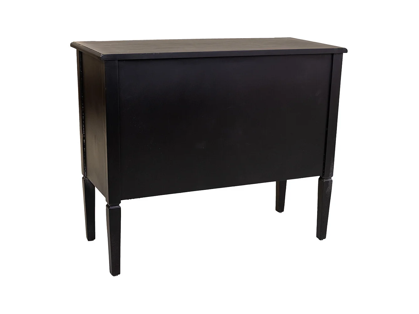 Commode en bois noir 88x38x72h