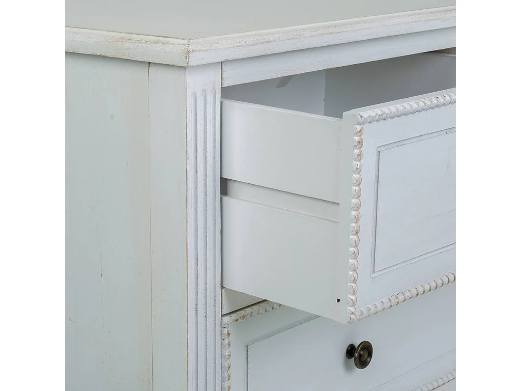 Comò in legno grigio 85x36x75