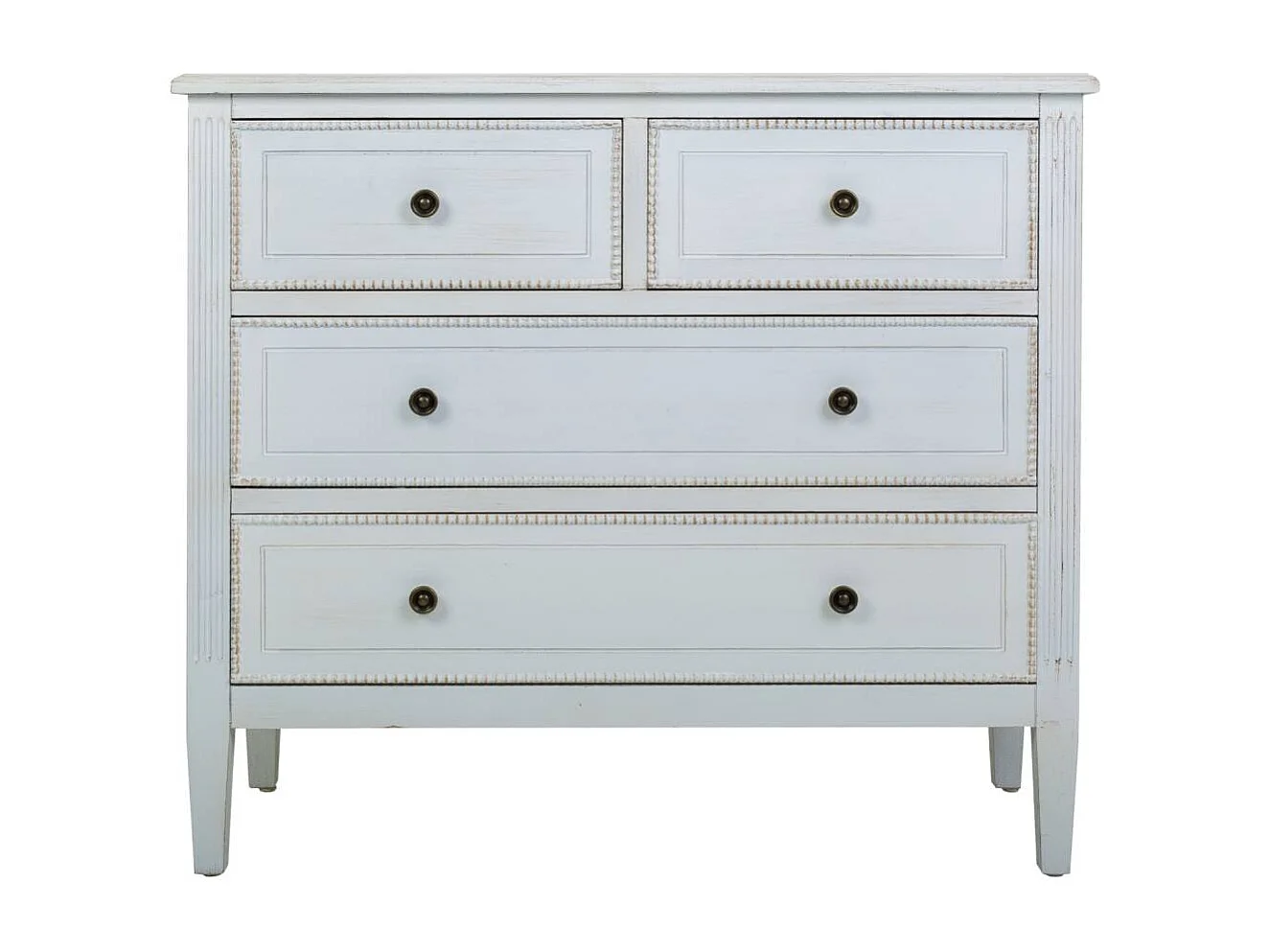 Kommode aus grauem Holz 85x36x75