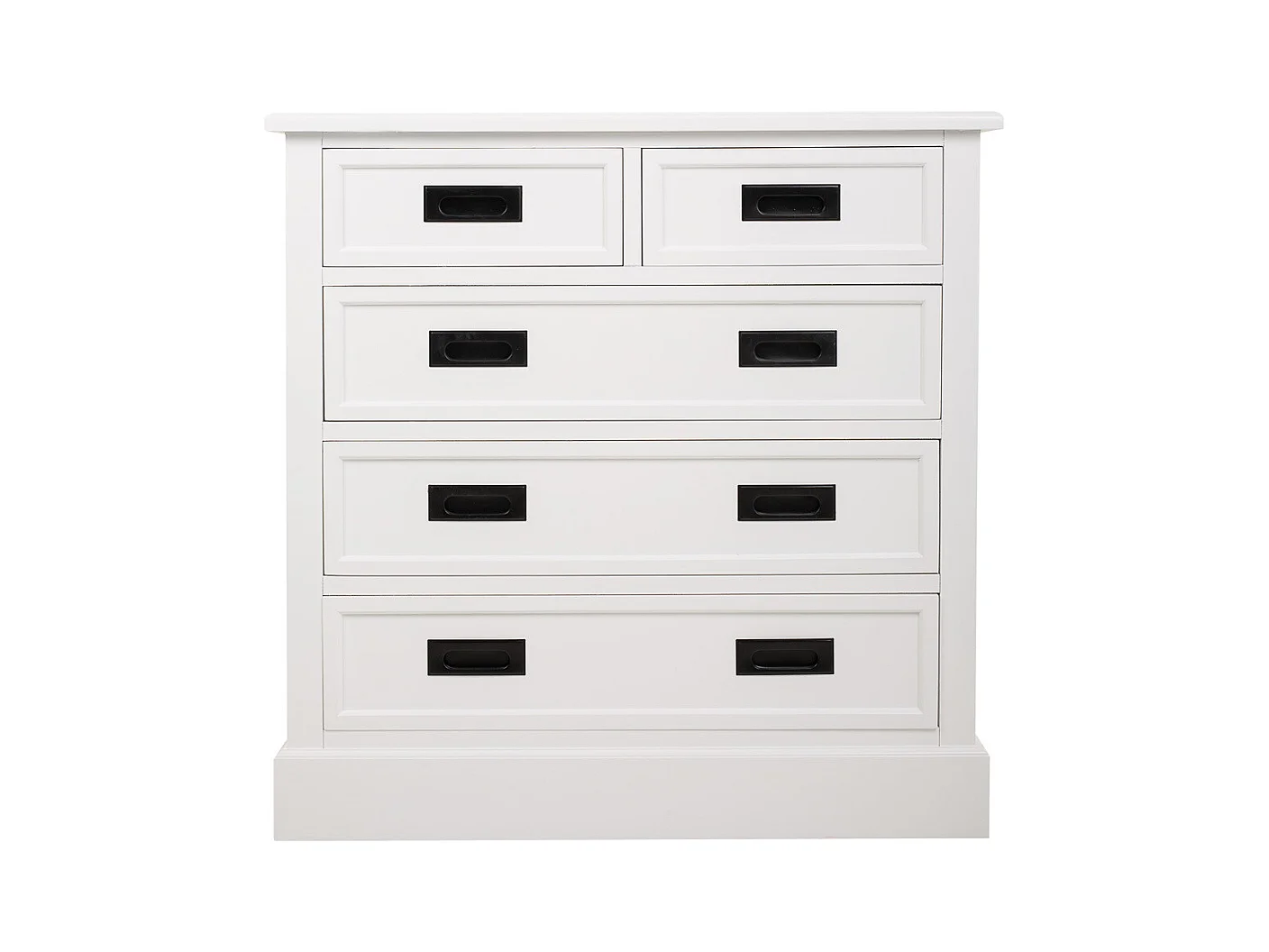 Commode en bois blanc 80x40x80,5h