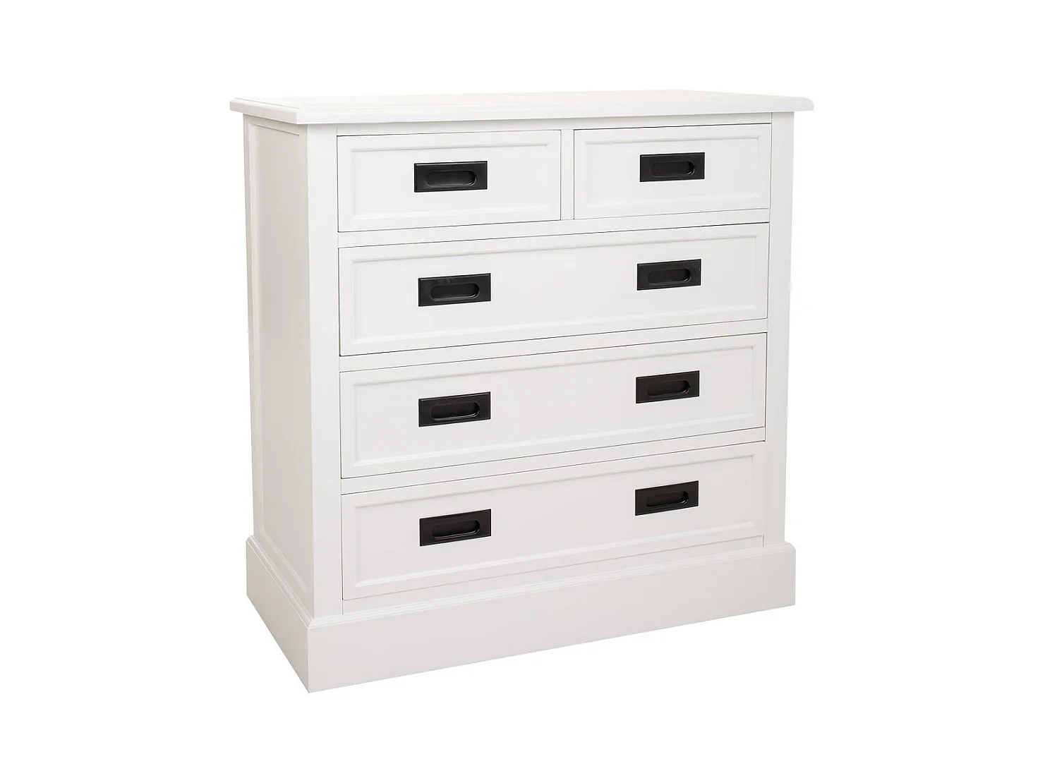 Commode en bois blanc 80x40x80,5h