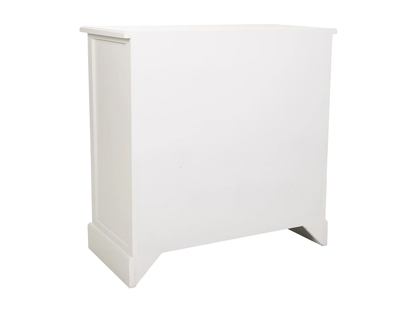 Weiße Kommode aus Holz, 80x40x80,5 h cm