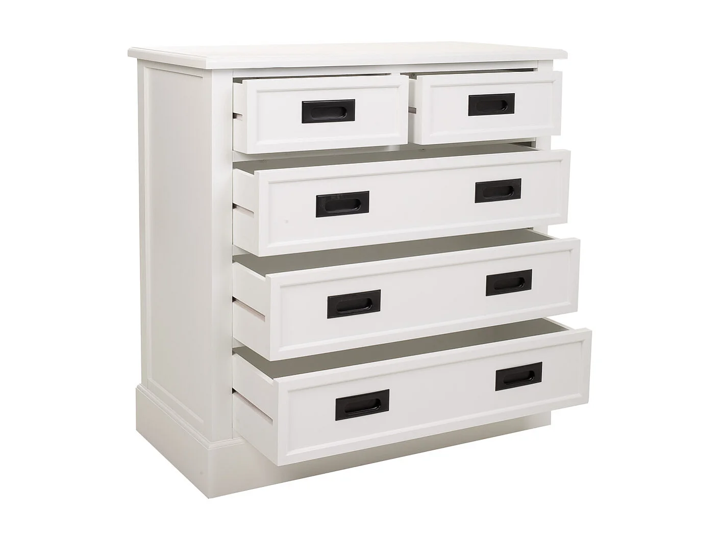 Cômoda madeira branca 80x40x80,5