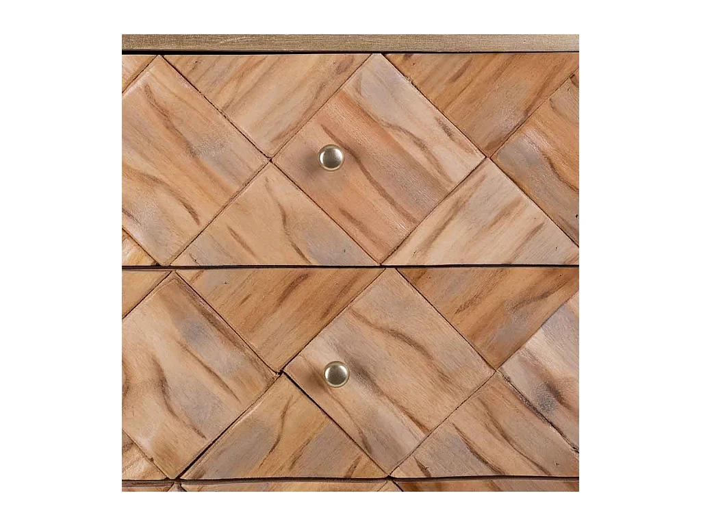 Commode en bois marron 72,5x35x79h