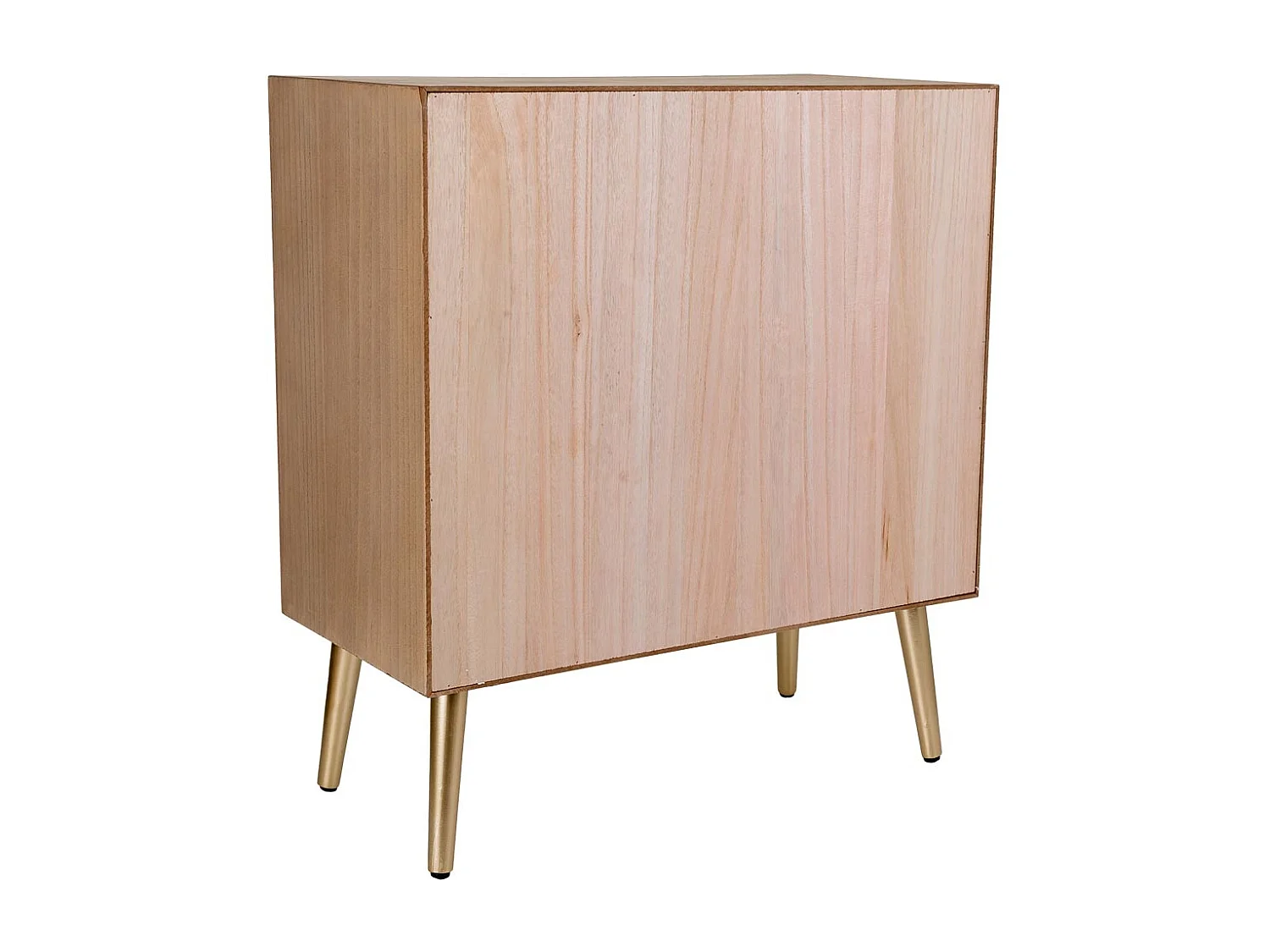 Braune Holzkommode 72,5x35x79h cm