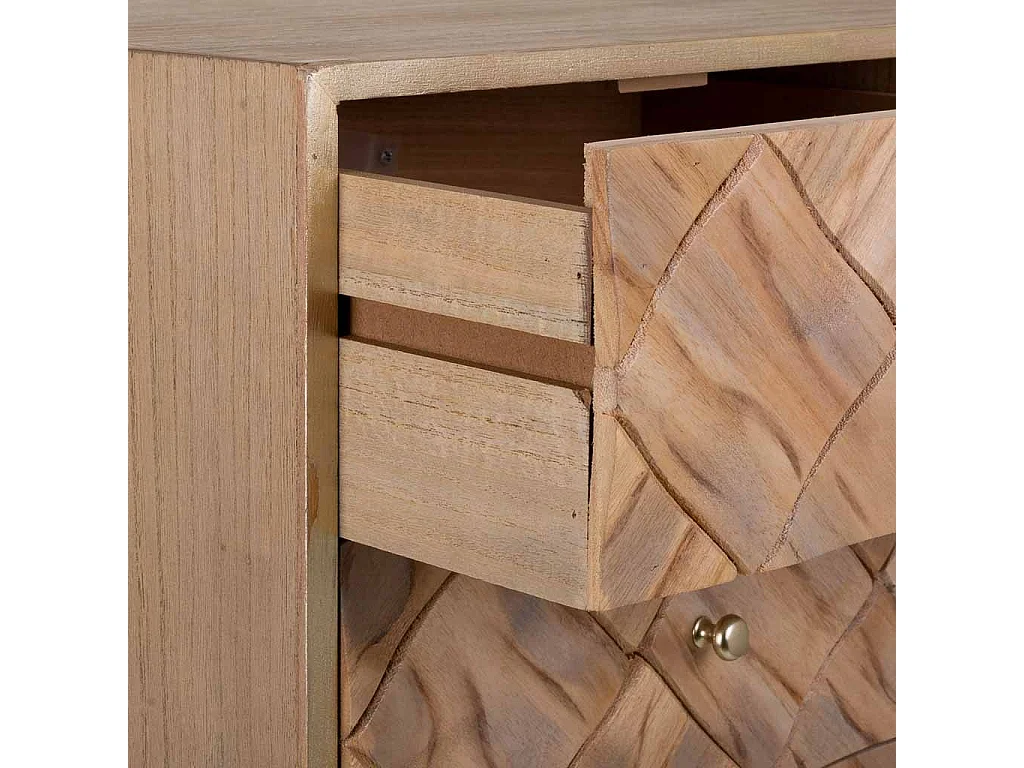 Braune Holzkommode 72,5x35x79h cm