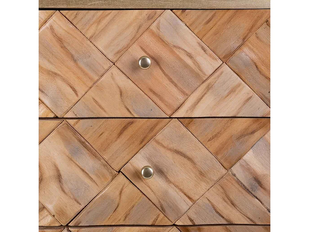 Braune Holzkommode 72,5x35x79h cm