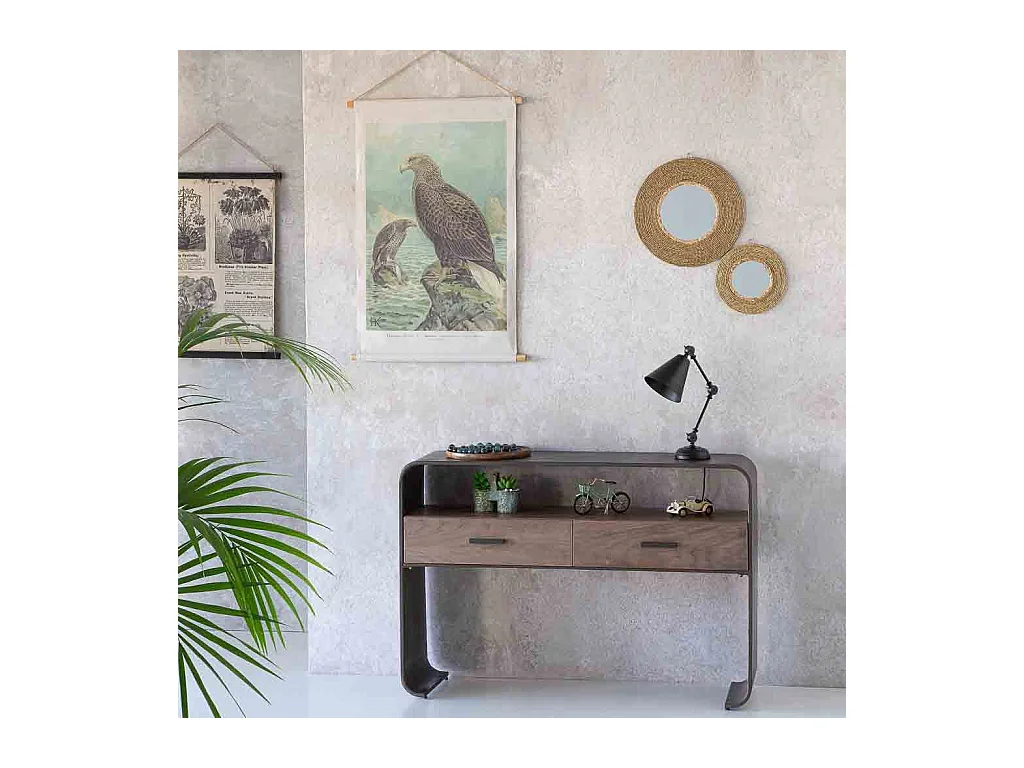 Bedruckte Pergamentleinwand aus Stoff, 65 x 95 x 2,5 cm