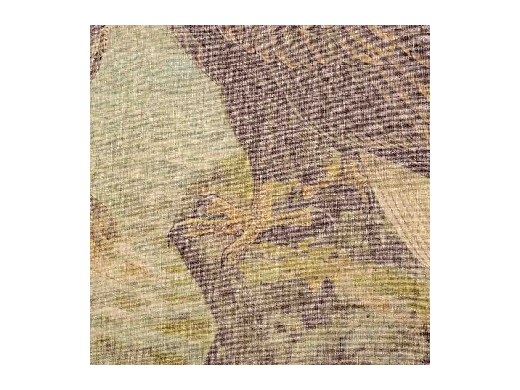 Bedruckte Pergamentleinwand aus Stoff, 65 x 95 x 2,5 cm