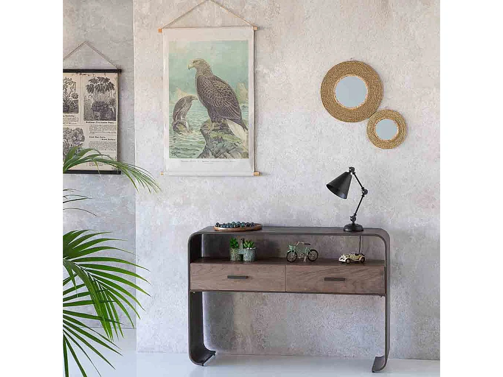 Bedruckte Pergamentleinwand aus Stoff, 65 x 95 x 2,5 cm