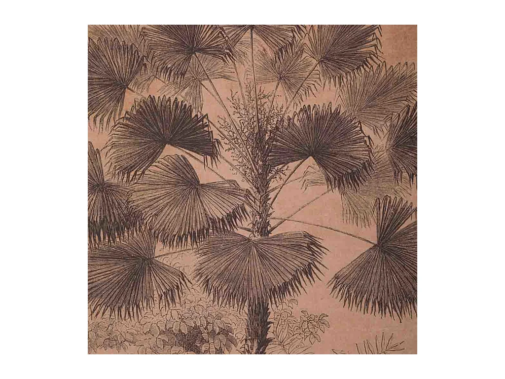 Bedruckte Leinen-Pergamentleinwand