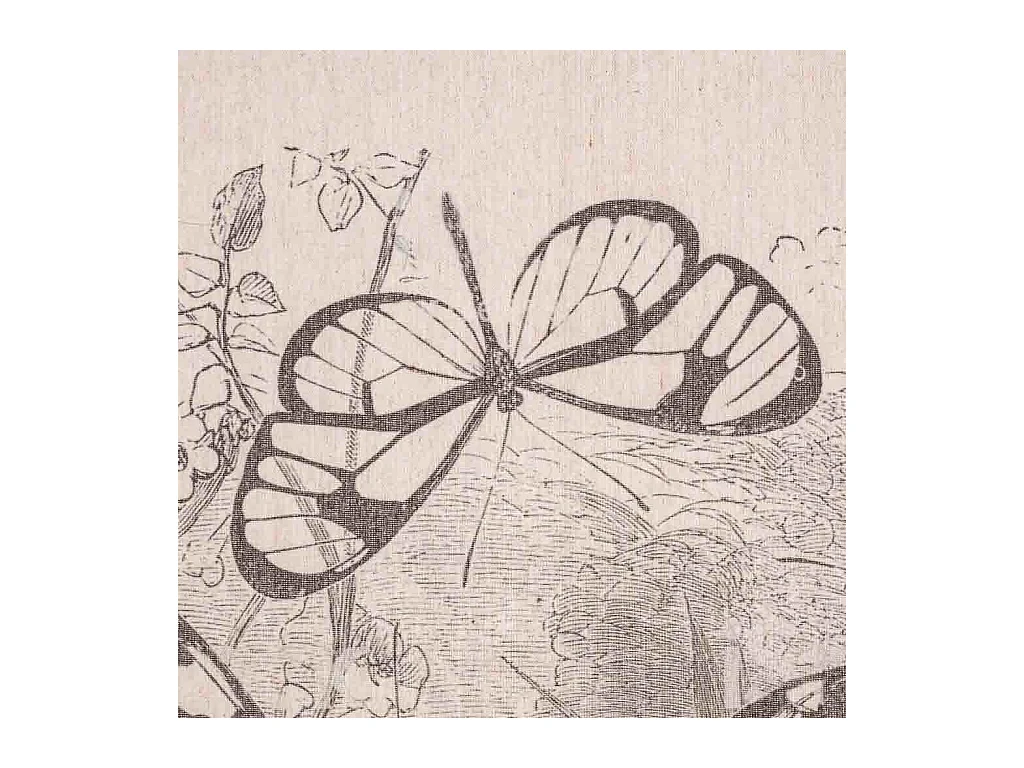 Bedruckte Stoff-Pergamentleinwand