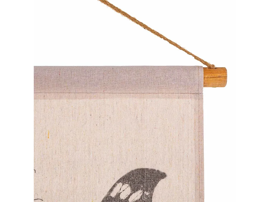 Bedruckte Stoff-Pergamentleinwand