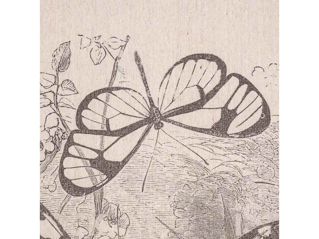 Bedruckte Stoff-Pergamentleinwand