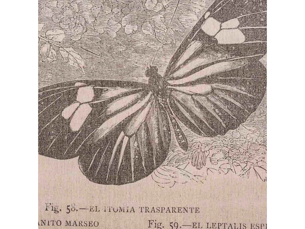 Bedruckte Stoff-Pergamentleinwand