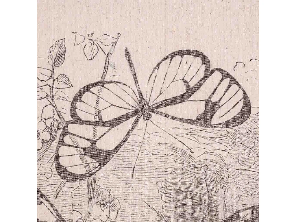 Bedruckte Stoff-Pergamentleinwand