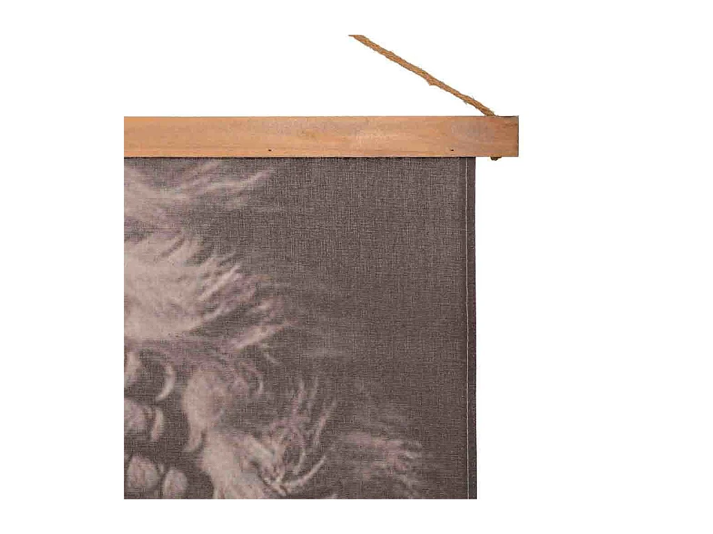 Tela pergamena di lino stampata 80x100x2,5h