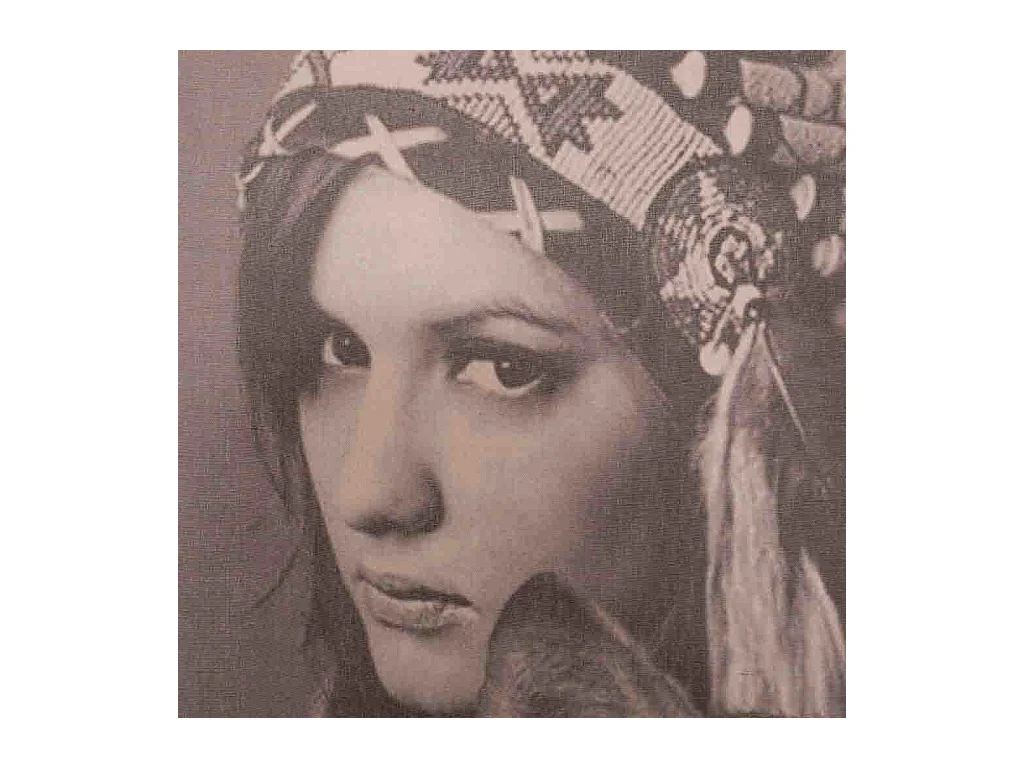 Tela pergamena di lino stampata 80x100x2,5h