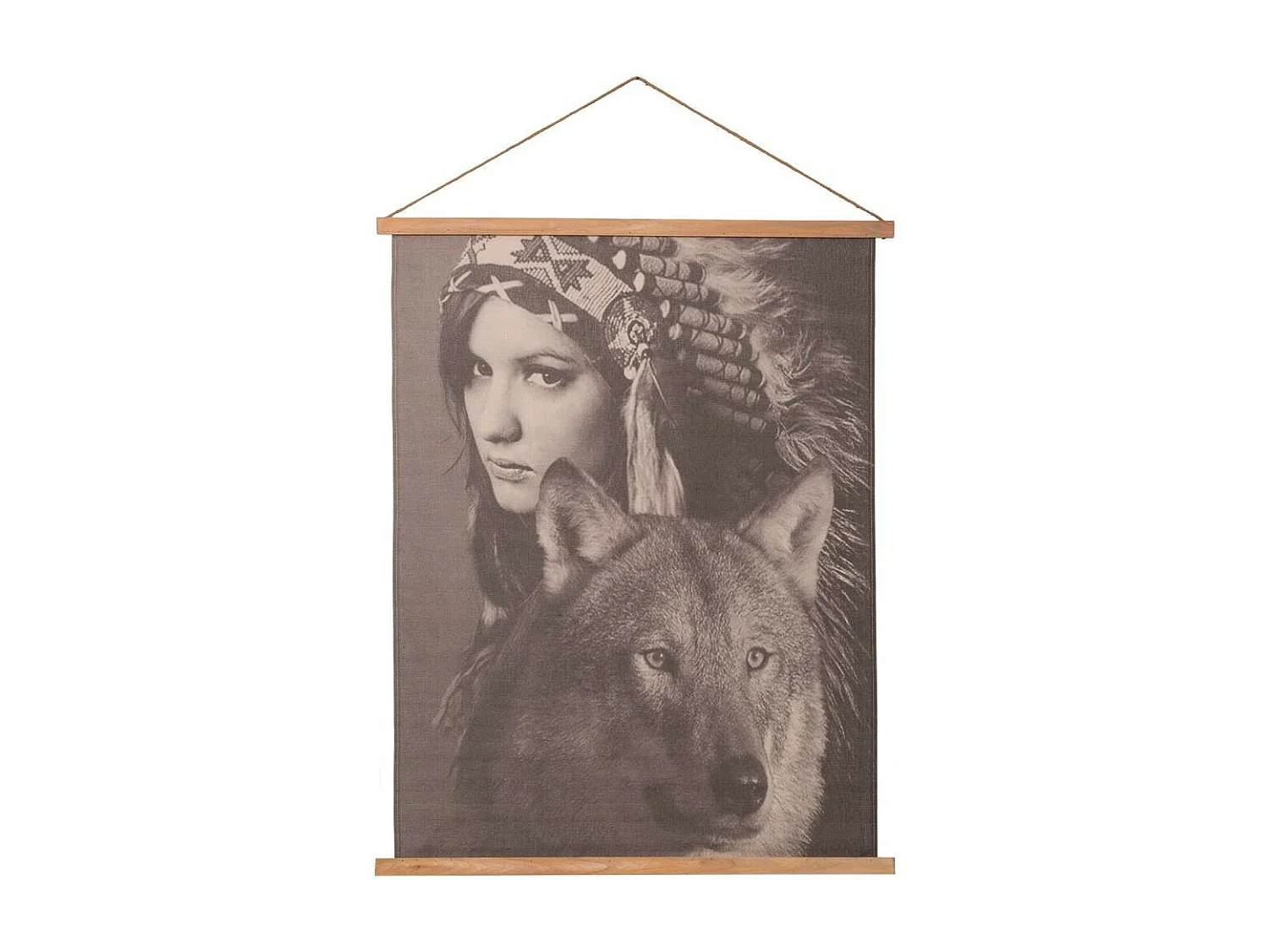 Bedruckte Leinen-Pergament-Leinwand, 80 x 100 x 2,5 cm