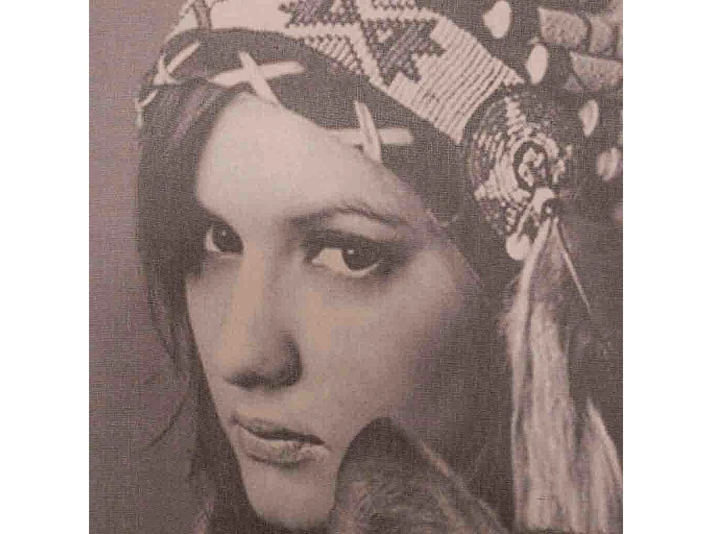 Bedruckte Leinen-Pergament-Leinwand, 80 x 100 x 2,5 cm