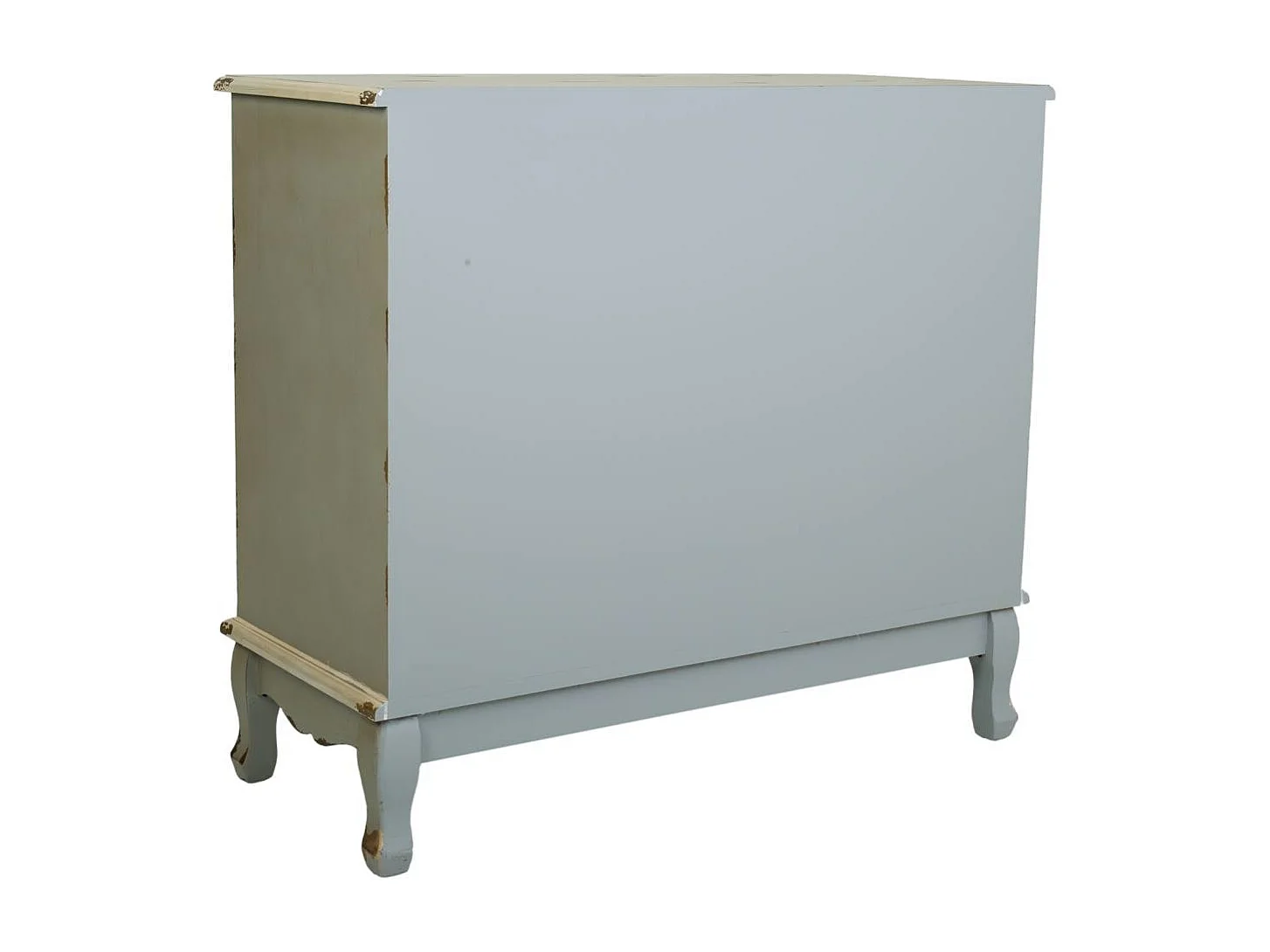 Commode en bois verte 90x38x80