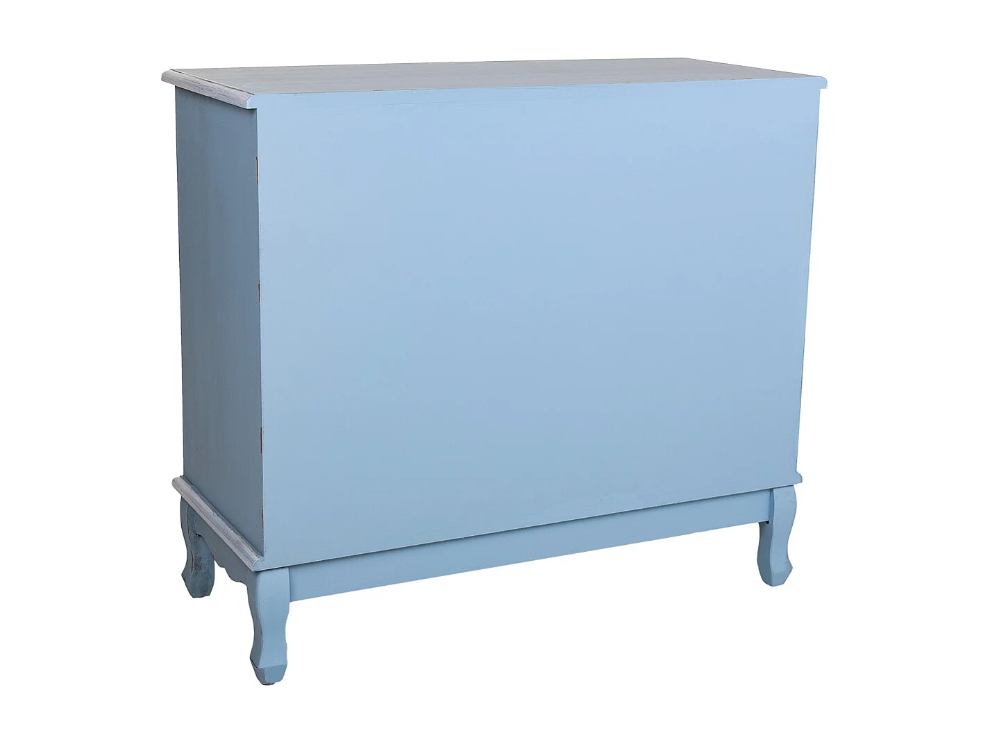 Kommode aus blauem Holz 90x38x80