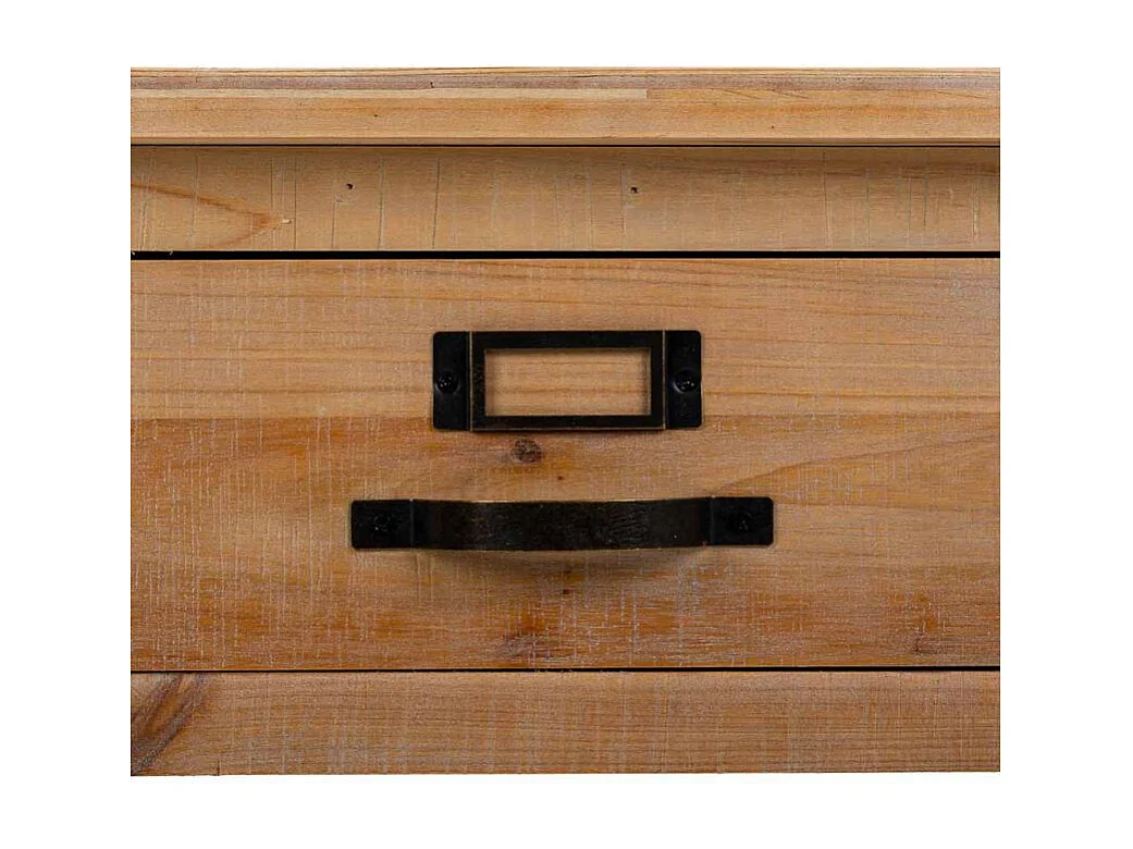 Brauner Couchtisch aus Holz 120x66x48h cm